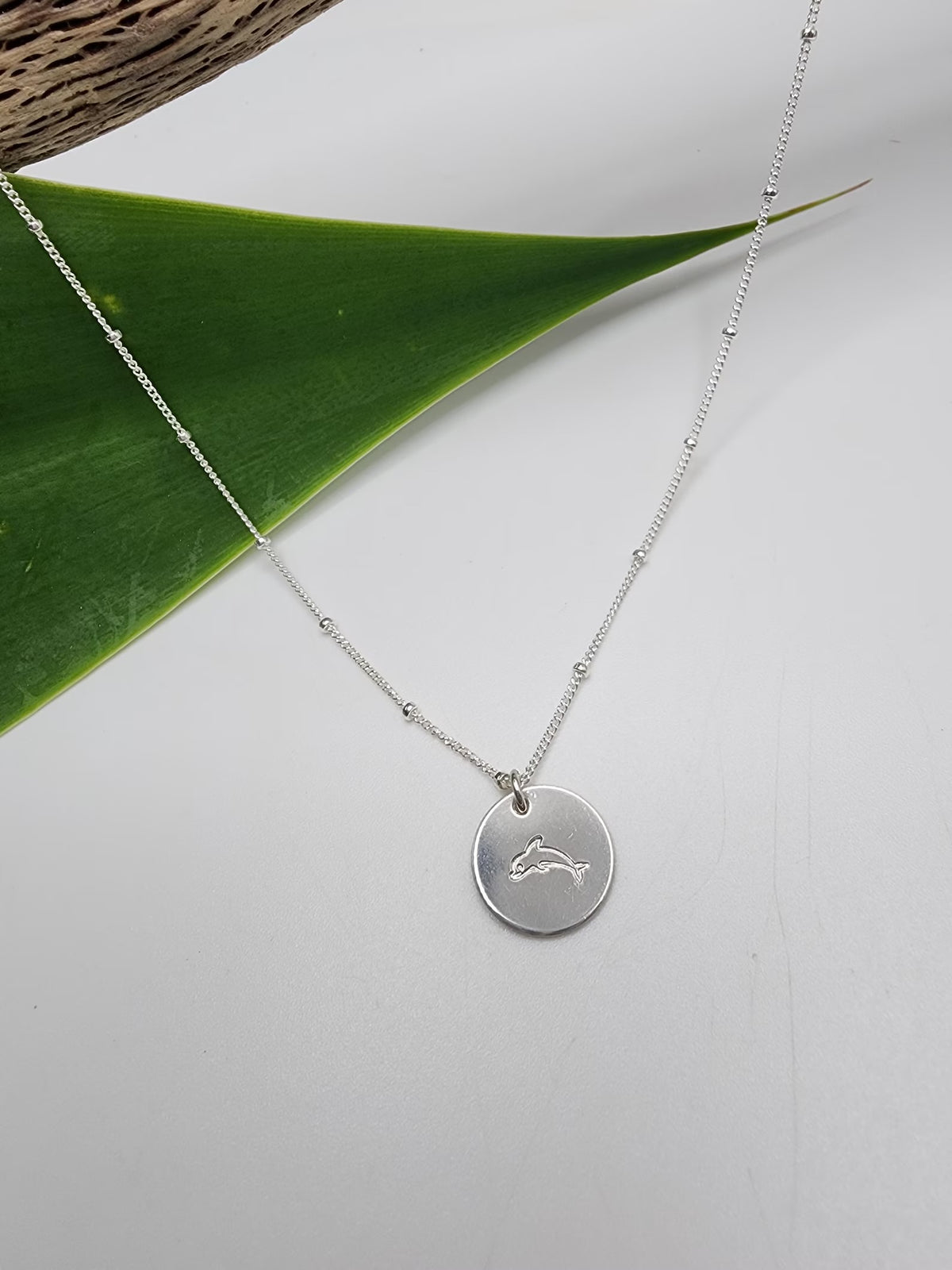 Small Dolphin 14k Gold Fill Charm Necklace My Store