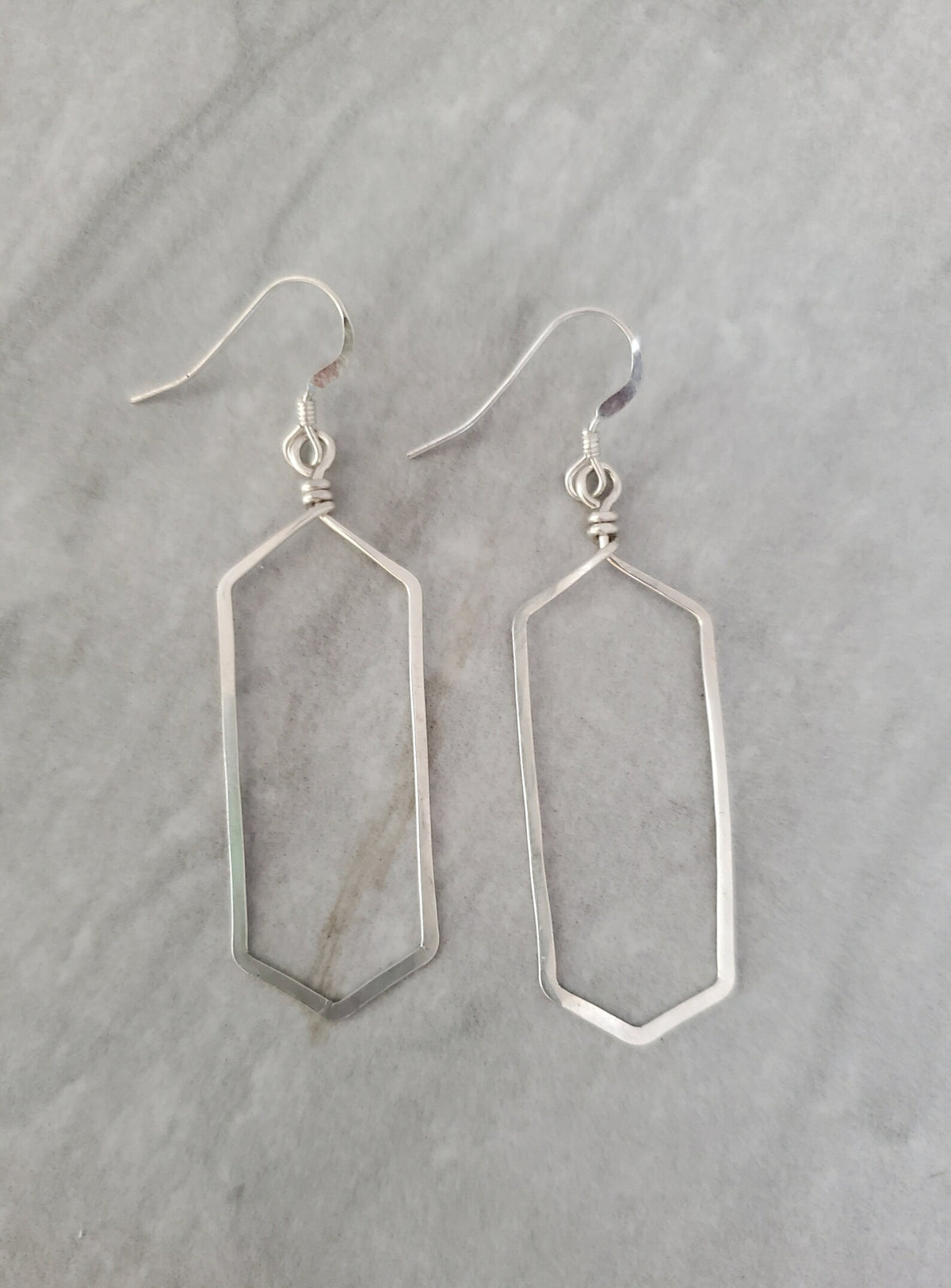 Sterling Silver Geometric Shape Earrings My Store