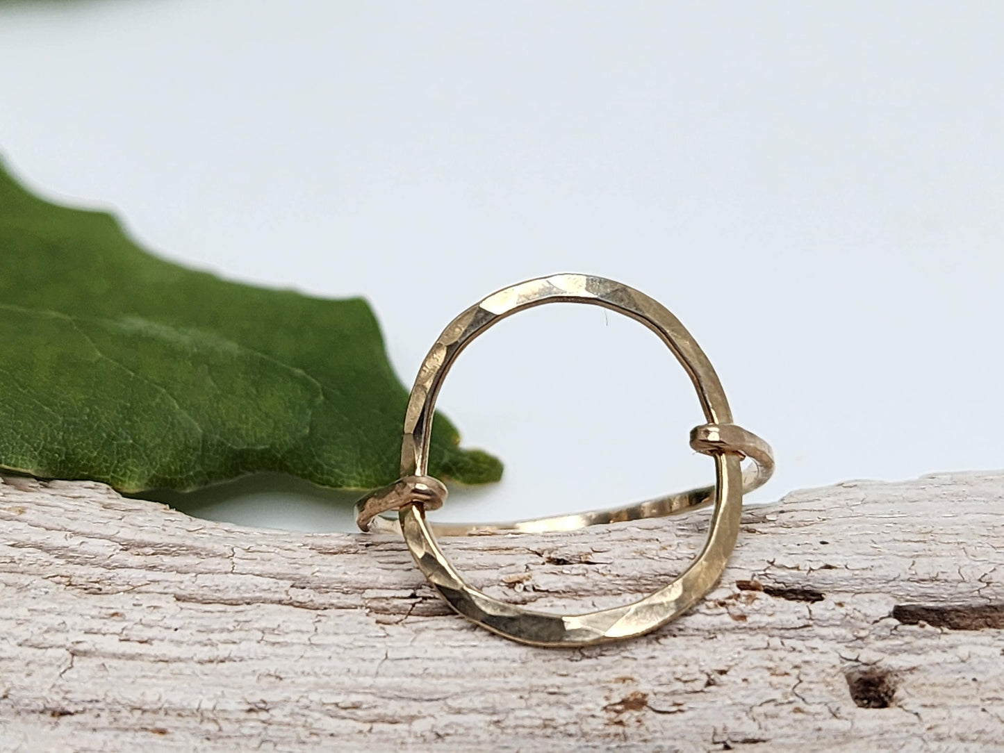 Dainty Sterling Silver Circle Ring