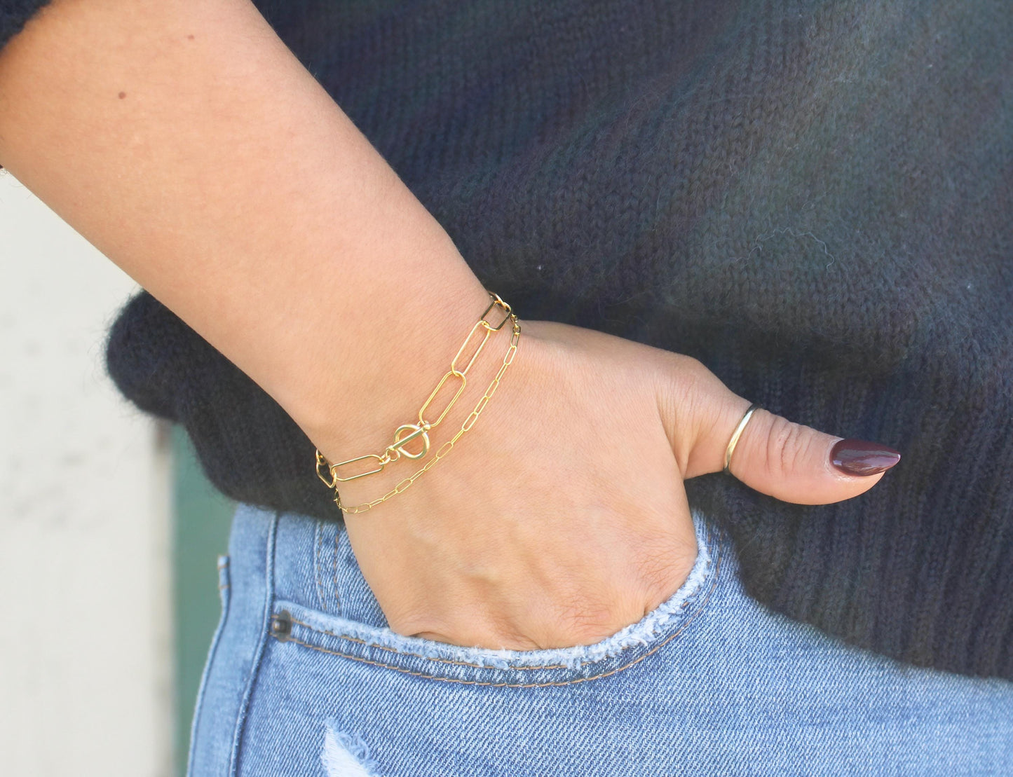 Large Link Chain Bracelet