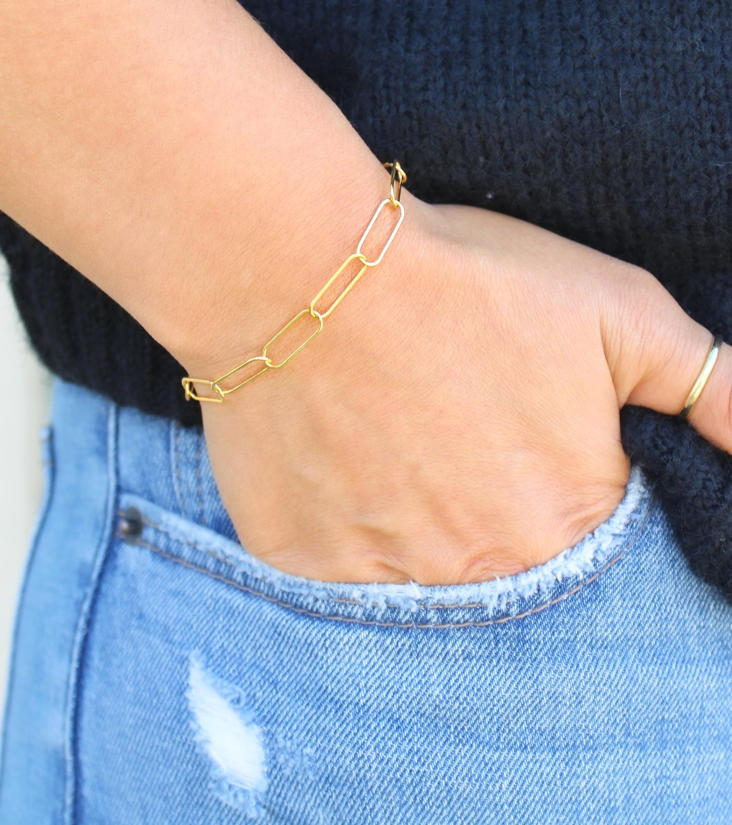 Large Link Chain Bracelet