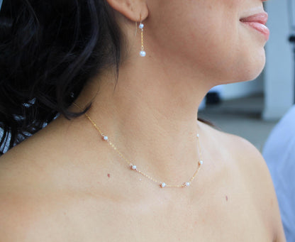 Freshwater Pearl Drop Earrings