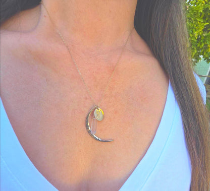 Constellation & Moon Charm Necklace, Moon, Stars, Zodiac, Crystal, Star Sign, Gold Filled, Sterling Silver, Birthday, Necklace, Astrology Jaded SB