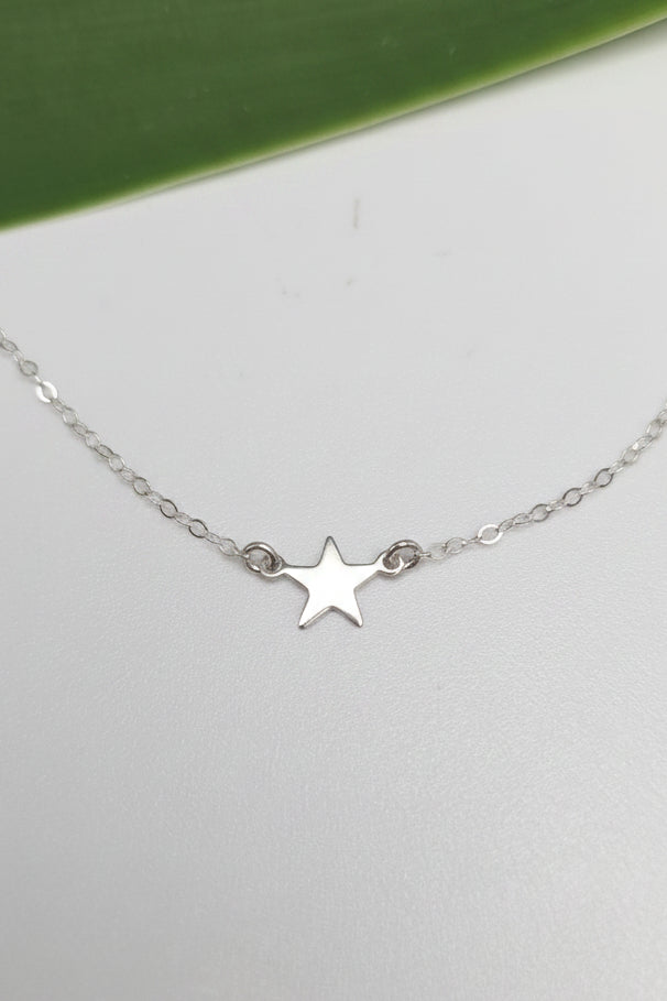 Tiny Sterling Silver Star Necklace, Star, Tiny Star, Sterling Silver, Necklace, Silver Star, Star Necklace, Silver Star Necklace, Dainty My Store