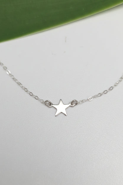 Tiny Sterling Silver Star Necklace, Star, Tiny Star, Sterling Silver, Necklace, Silver Star, Star Necklace, Silver Star Necklace, Dainty My Store