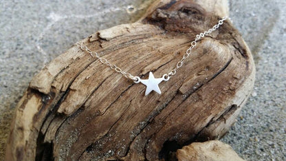 Tiny Sterling Silver Star Necklace, Star, Tiny Star, Sterling Silver, Necklace, Silver Star, Star Necklace, Silver Star Necklace, Dainty My Store