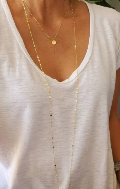 Double Necklace Set, Set of 2, Gold, Silver, Two Necklaces, Layering Necklaces, Necklace Set, Layered Set, Delicate, Dainty, Minimalist My Store