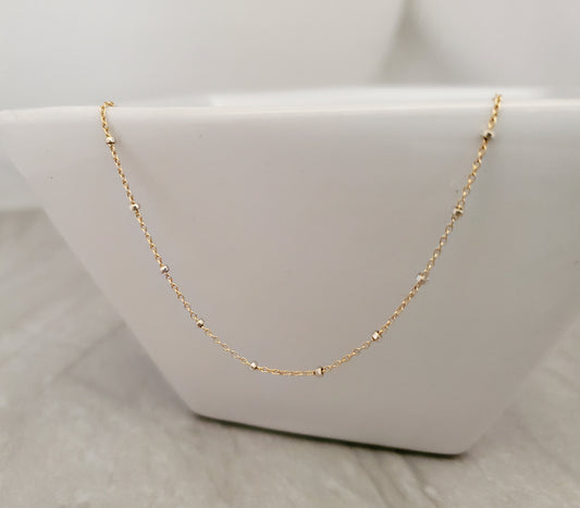 Gold and Silver Satellite Anklet My Store