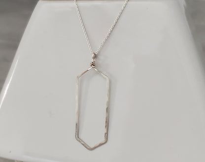 Gold Hammered Necklace, Geometric Shape, Layering Necklace, Gold Necklace, Simple, Dainty, Delicate Necklace, Gold Layering Necklace, Gold My Store