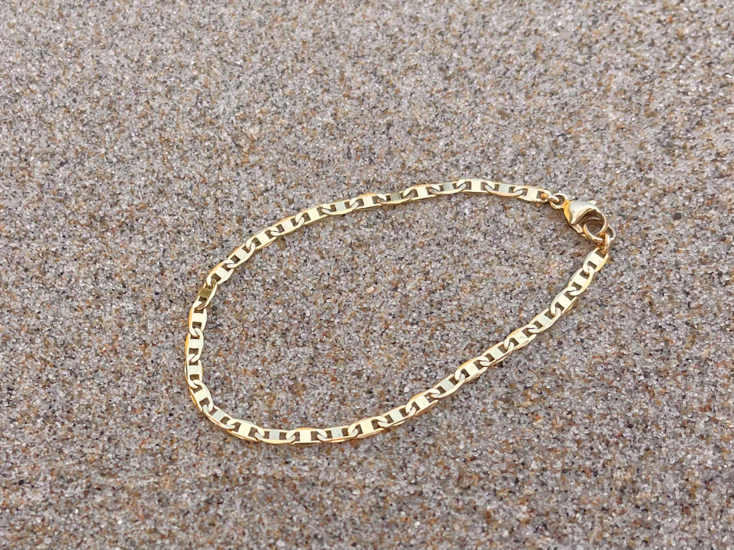 Gold Filled Anchor Chain Anklet