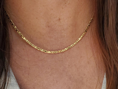 14k Gold Fill Anchor Chain Necklace