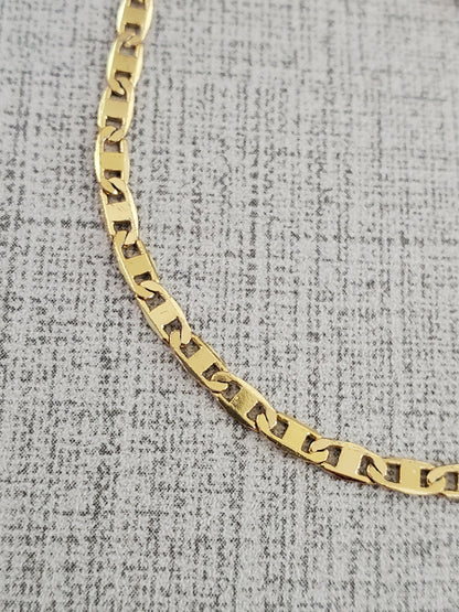 14k Gold Fill Anchor Chain Necklace