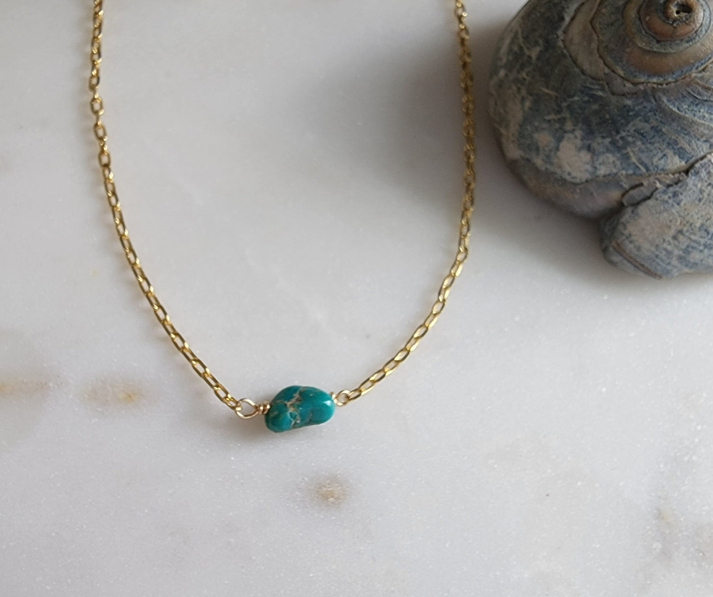 Dainty Turquoise Anklet