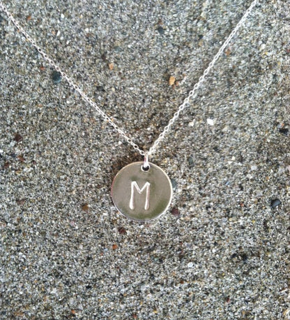 Gold Monogram Necklace, Initial Necklace, 14k Gold Fill, Dainty Gold Necklace, Layering Necklace, Minimalist Necklace, Dainty, Delicate My Store